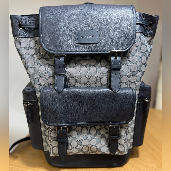 Coach Sprint Backpack In Signature Jacquard - Picture 7 of 10